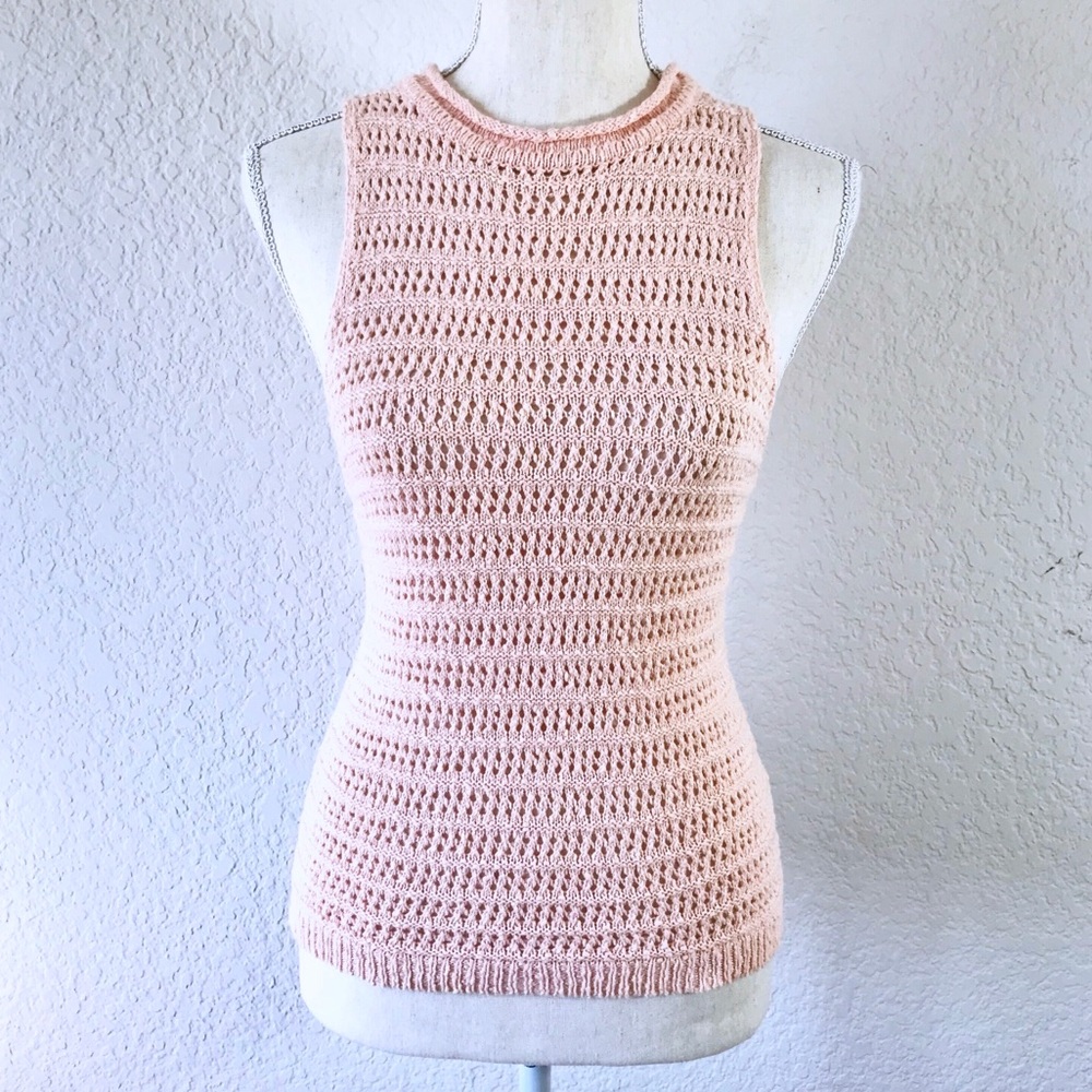 FOREVER 21 KNITTED SLEEVELESS SWEATER VEST TANK